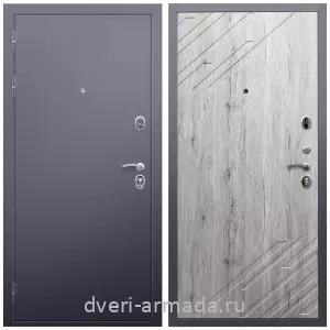 Офисные, Дверь входная Армада Люкс Антик серебро / МДФ 16 мм ФЛ-143 Рустик натуральный