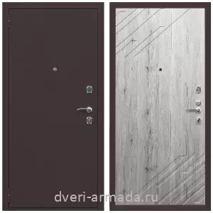 Входные двери лофт, Дверь входная Армада Комфорт Антик медь / ФЛ-143 Рустик натуральный