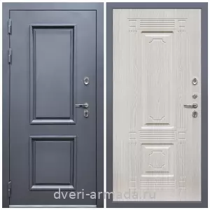 Утепленные для частного дома, Дверь входная уличная в дом Армада Корса / МДФ 6 мм ФЛ-2 Дуб белёный