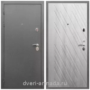 Наружные, Дверь входная Армада Оптима Антик серебро / МДФ 16 мм ФЛ-86 Ясень Ривьера Айс