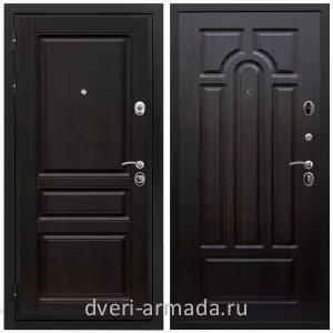 Двери МДФ для квартиры, Дверь входная элитная Армада Премиум-Н МДФ 16 мм ФЛ-243 / МДФ 16 мм ФЛ-58 Венге