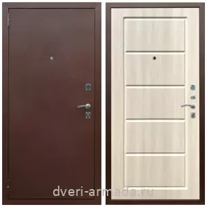 Антивандальные, Антивандальная металлическая  дверь входная Армада Комфорт Антик медь / ФЛ-39 Венге светлый