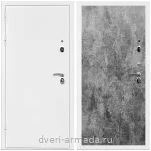 Наружные, Дверь входная Армада Оптима Белая шагрень / МДФ 6 мм ПЭ Цемент темный