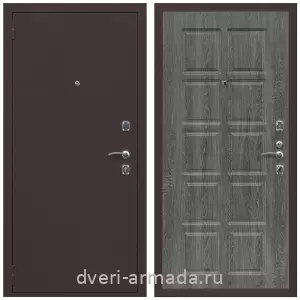 Входные двери с замками Mottura, Дверь входная Армада Комфорт Антик медь / ФЛ-38 Дуб Филадельфия графит