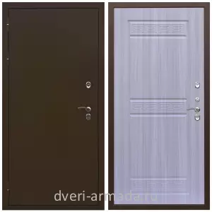 Тамбурные двери, Дверь входная в деревянный дом Армада Термо Молоток коричневый/ ФЛ-242 Сандал белый недорого простая в тамбур