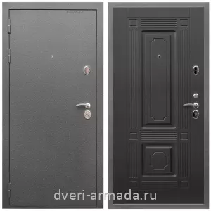 Входные двери толщиной 80 мм, Дверь входная Армада Оптима Антик серебро / ФЛ-2 Венге