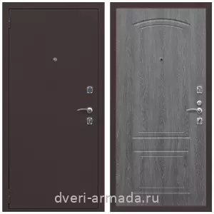МДФ с фрезеровкой, Дверь входная Армада Комфорт Антик медь / ФЛ-138 Дуб Филадельфия графит