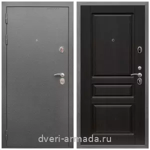 Взломостойкие входные двери 1.5, Дверь входная Армада Оптима Антик серебро / ФЛ-243 Венге