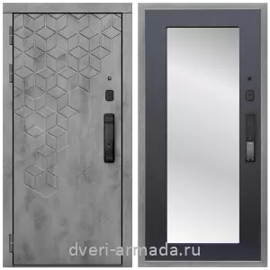 Входные двери со вставками, Дверь входная Армада Квадро МДФ 16 мм Kaadas K9 /  МДФ 16 мм ФЛЗ-пастораль, Венге