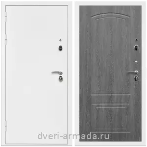Одностворчатые входные двери, Дверь входная Армада Оптима Белая шагрень / МДФ 6 мм ФЛ-138 Дуб Филадельфия графит