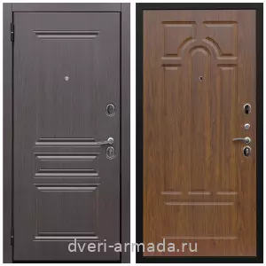 Входные двери МДФ с двух сторон, Дверь входная одностворчатая Армада Экстра ФЛ-243 Эковенге / ФЛ-58 Мореная береза на заказ