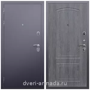 Одностворчатые входные двери, Дверь входная стальная Армада Люкс Антик серебро / ФЛ-138 Дуб Филадельфия графит с ударопрочным покрытием