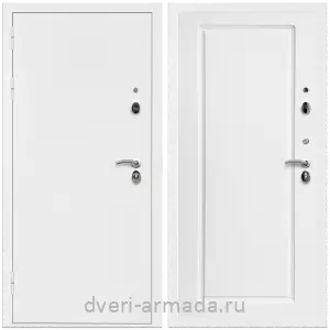 Современные входные двери, Дверь входная Армада Оптима Белая шагрень / МДФ 16 мм ФЛ-119 Белый матовый