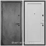 Дверь входная Армада Лофт ФЛ-291 Бетон тёмный / ФЛ-119 Ясень белый