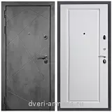 Дверь входная Армада Лофт ФЛ-291 Бетон тёмный / ФЛ-119 Белый матовый