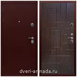 Дверь входная Армада Люкс ТАнтик медь / ФЛ-57 Дуб шоколад
