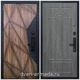 Умная входная смарт-дверь Армада Ламбо Kaadas S500 / ФЛ-58 Дуб Филадельфия графит