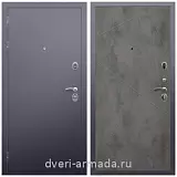 Дверь входная Армада Люкс Антик серебро / ФЛ-291 Бетон темный