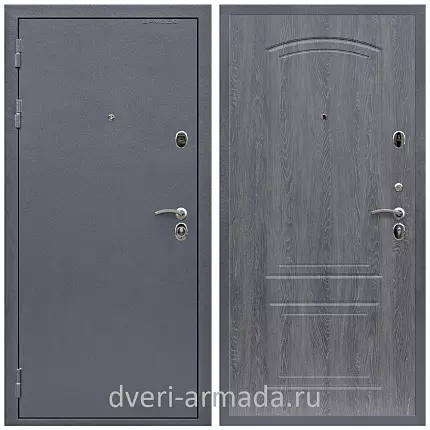 Дверь входная Армада Престиж Антик серебро / ФЛ-138 Дуб Филадельфия графит