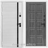 Дверь входная Армада Каскад WHITE МДФ 10 мм / МДФ 10 мм ФЛ-38 Дуб Филадельфия графит