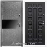 Дверь входная Армада Престиж Белая шагрень МДФ 16 мм Штукатурка графит / ФЛ-183 Венге