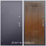 Дверь входная Армада Люкс Антик серебро / ФЛ-2 Морёная береза