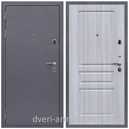 Дверь входная Армада Престиж 2080 Антик серебро / ФЛ-243 Сандал белый