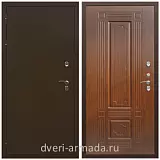 Дверь входная уличная влагостойкая в дом Армада Термо Молоток коричневый/ ФЛ-2 Мореная береза для загородного дома от производителя